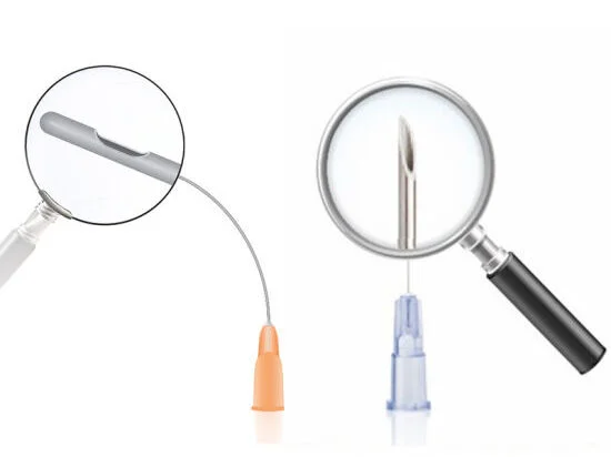 microcannula blunt tip vs needle sharp tip