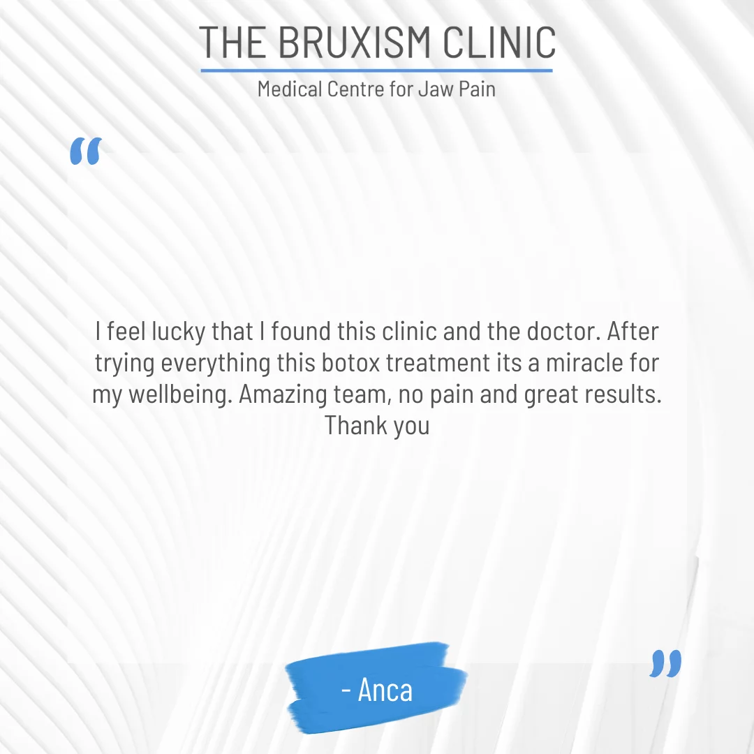 Teeth Grinding Botox Review at Dr Aesthetica The Bruxism Clinic